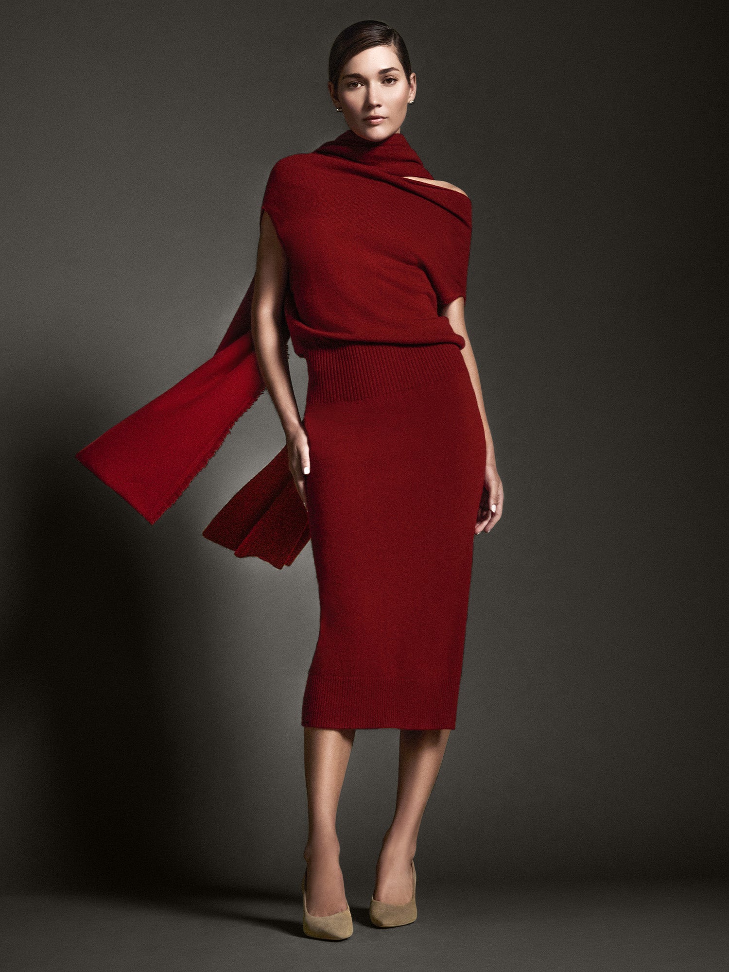 The Lori Sleeveless Cashmere Dress