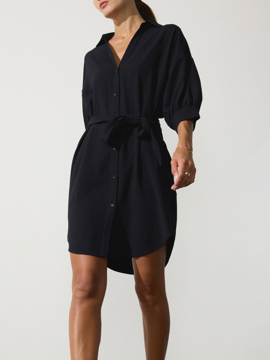 The Kate Crepe Belted Dress