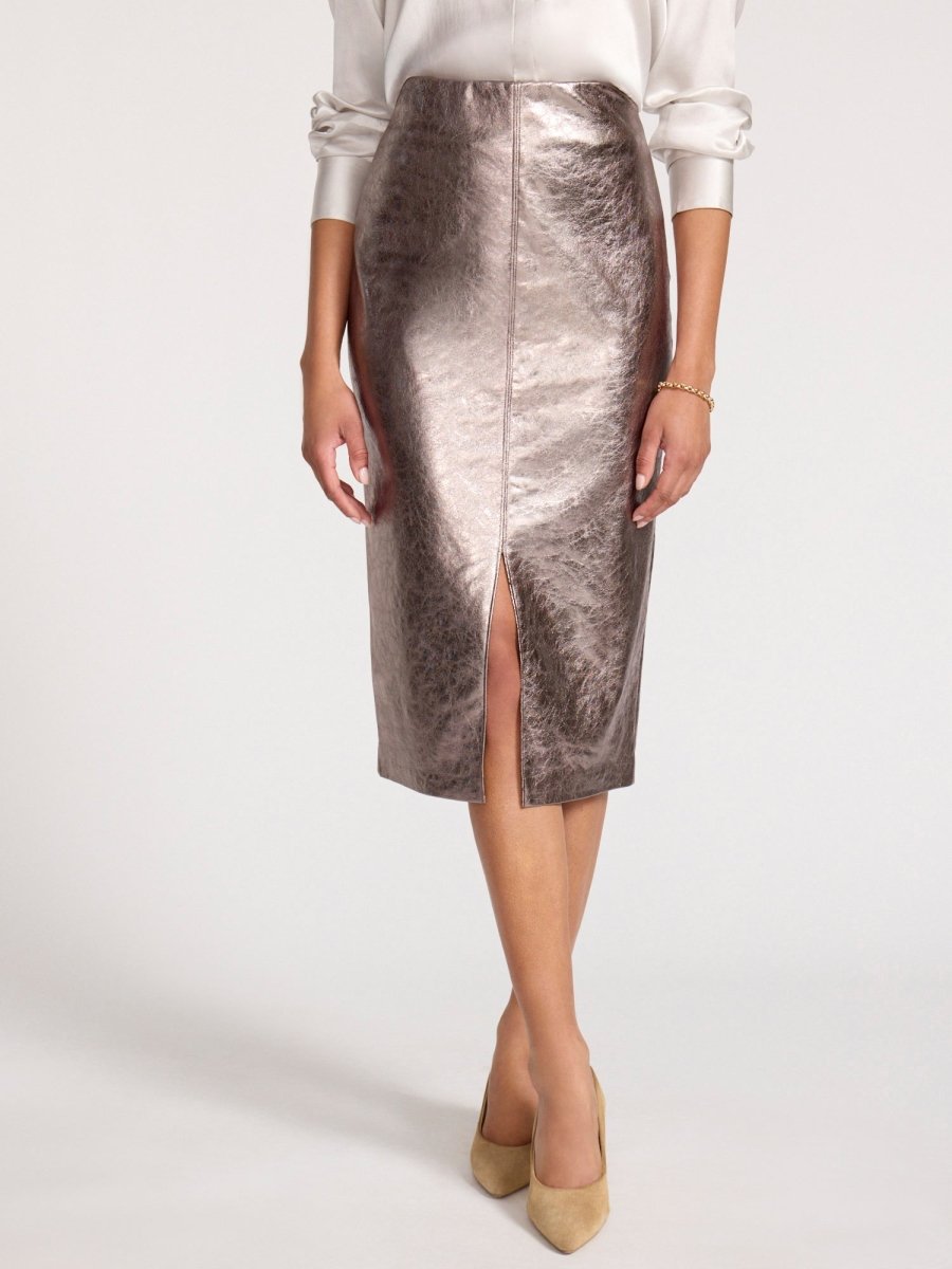 The Esme Metallic Skirt