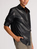The Pia Vegan Leather Shirt