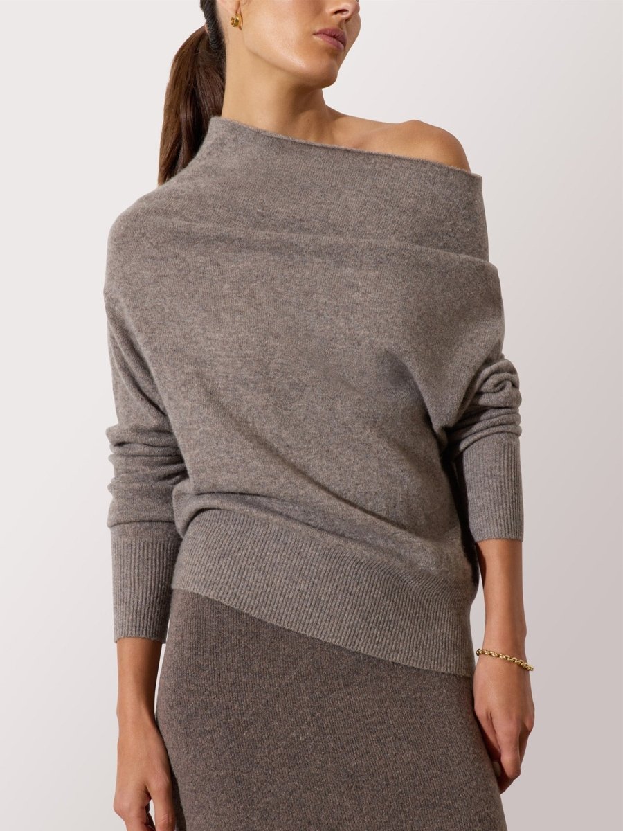 The Lori Cashmere Off Shoulder