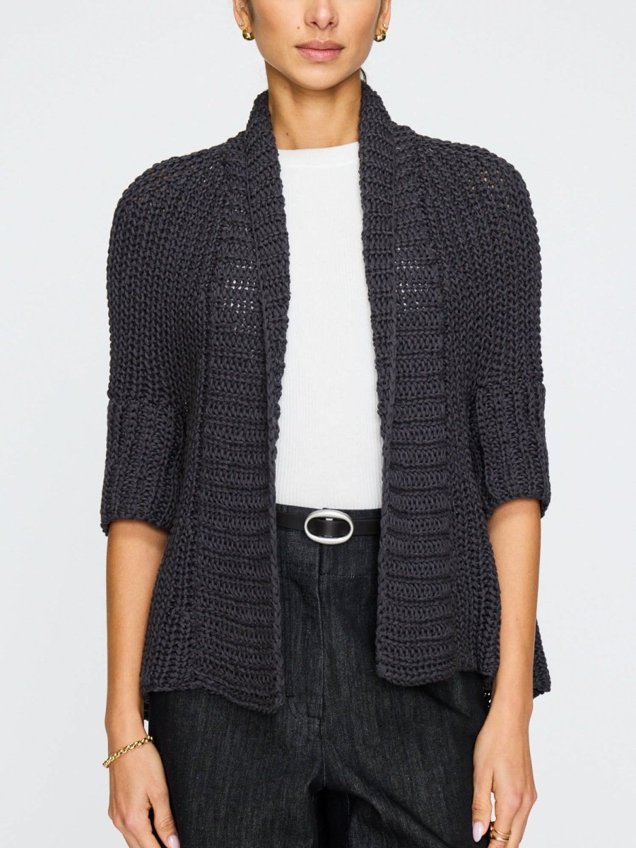 The Fida Handknit Shrug