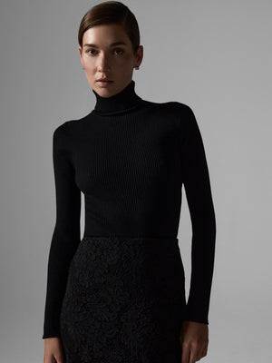 The Noel Ribbed Turtleneck