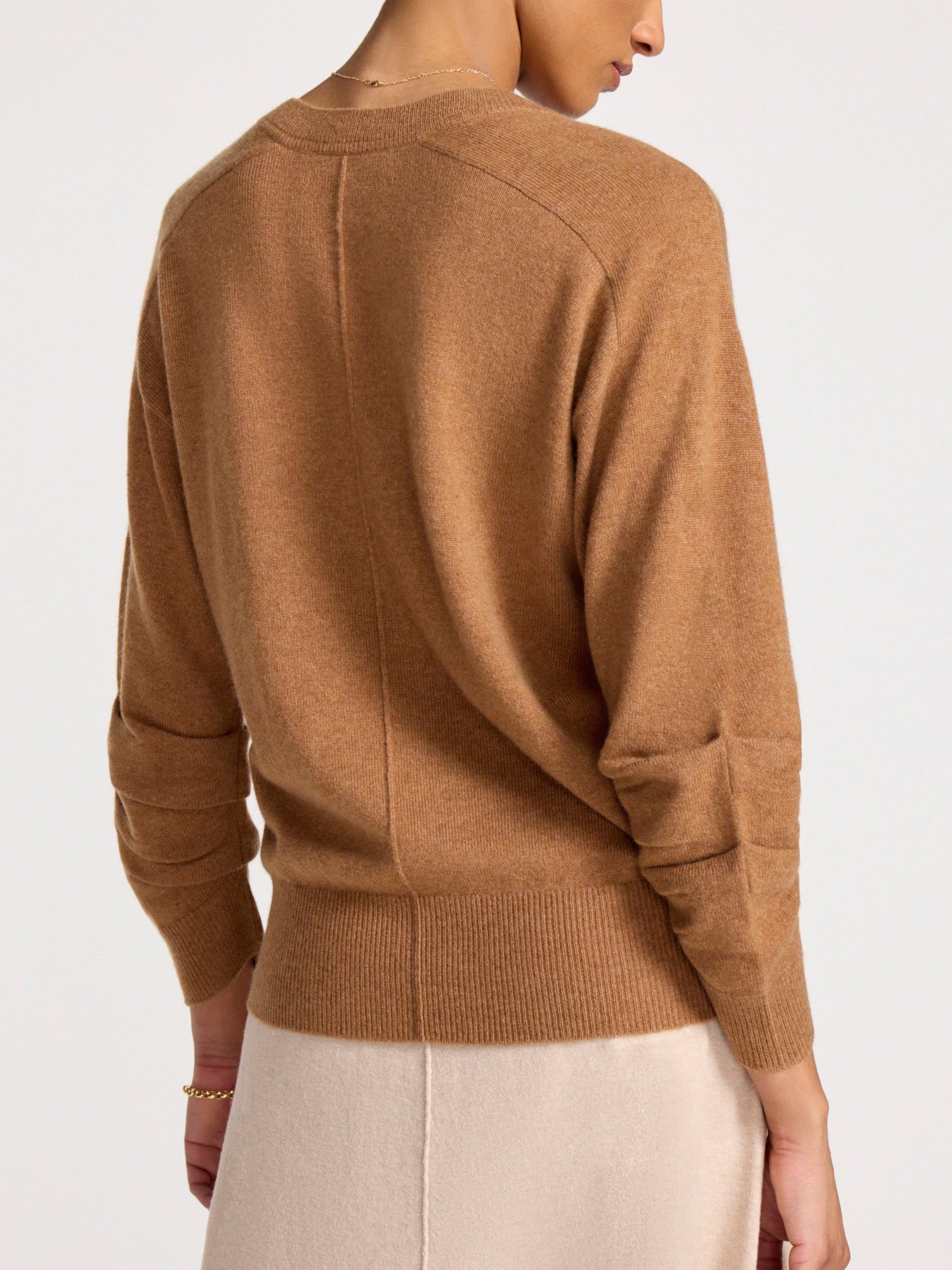 The Ennes Ruched Cashmere Sweater