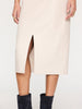 Esme white midi skirt close up