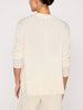 Fenton ivory crewneck fringe sweater back view