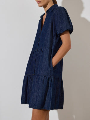 The Havana Mini Indigo Dress