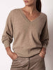 The Leia Vee Cashmere Sweater