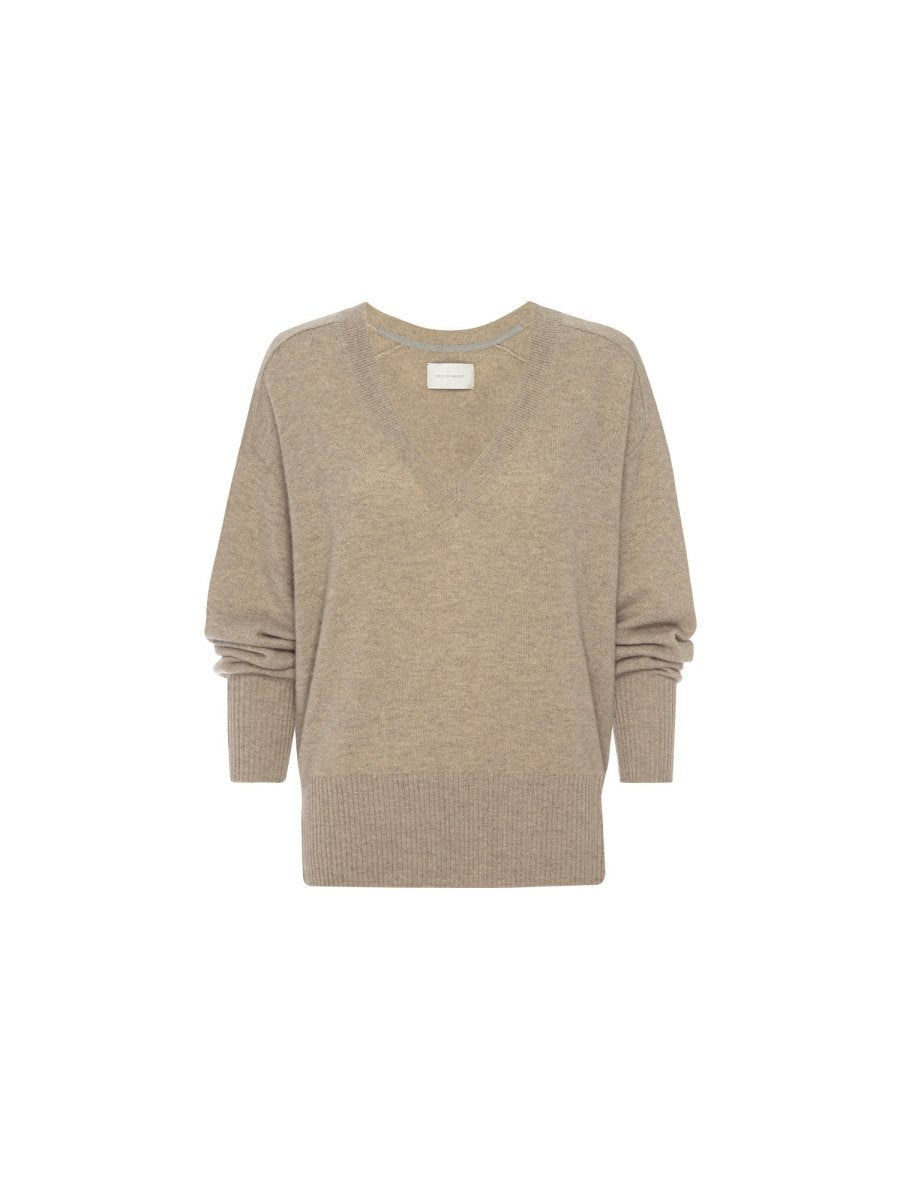The Leia Vee Cashmere Sweater