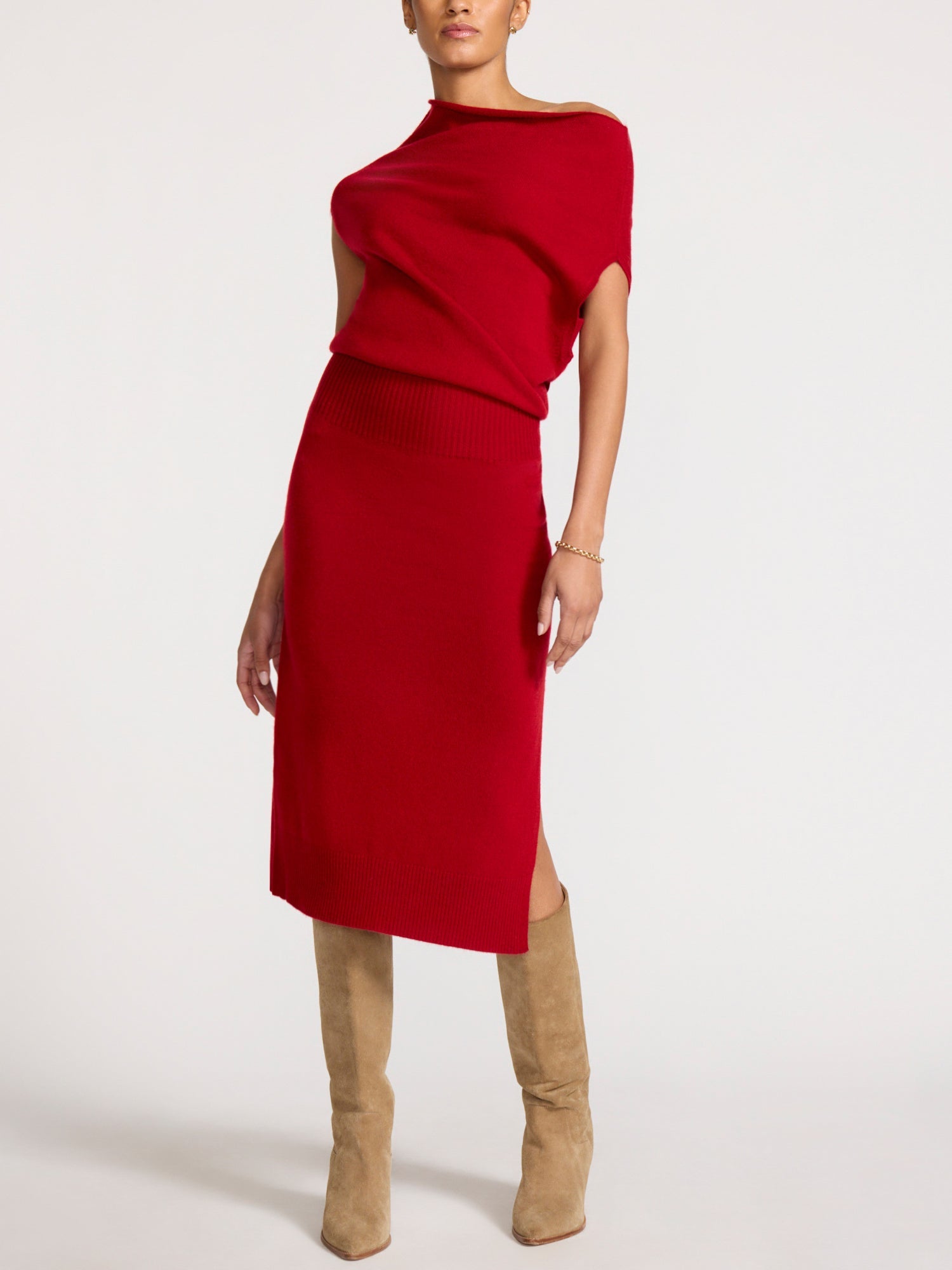 The Lori Sleeveless Cashmere Dress
