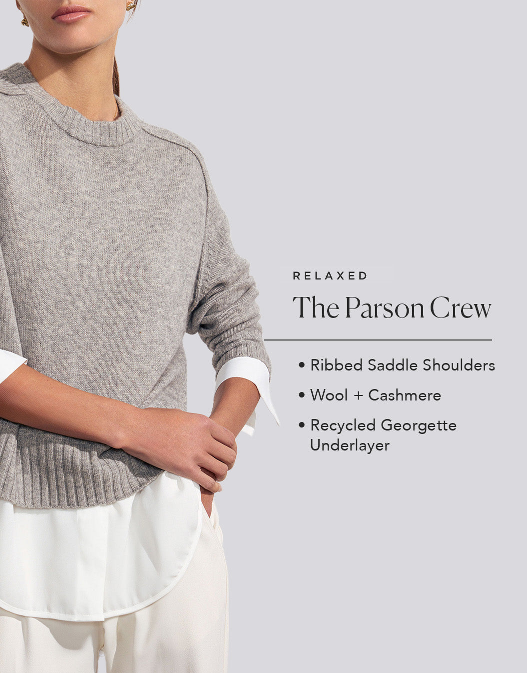 brochu walker parson crew in gray