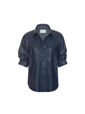 The Pia Vegan Leather Shirt
