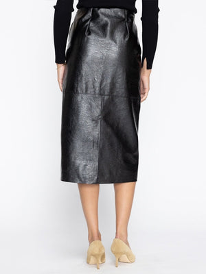 The Irene Vegan Leather Skirt