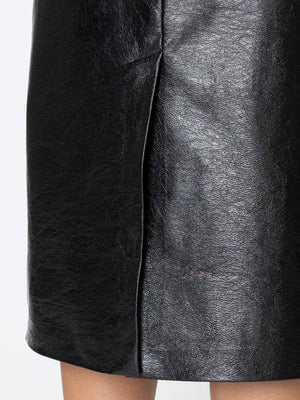 The Irene Vegan Leather Skirt