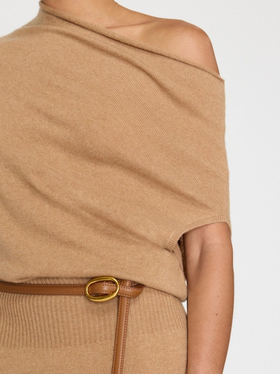 The Lori Sleeveless Cashmere Dress