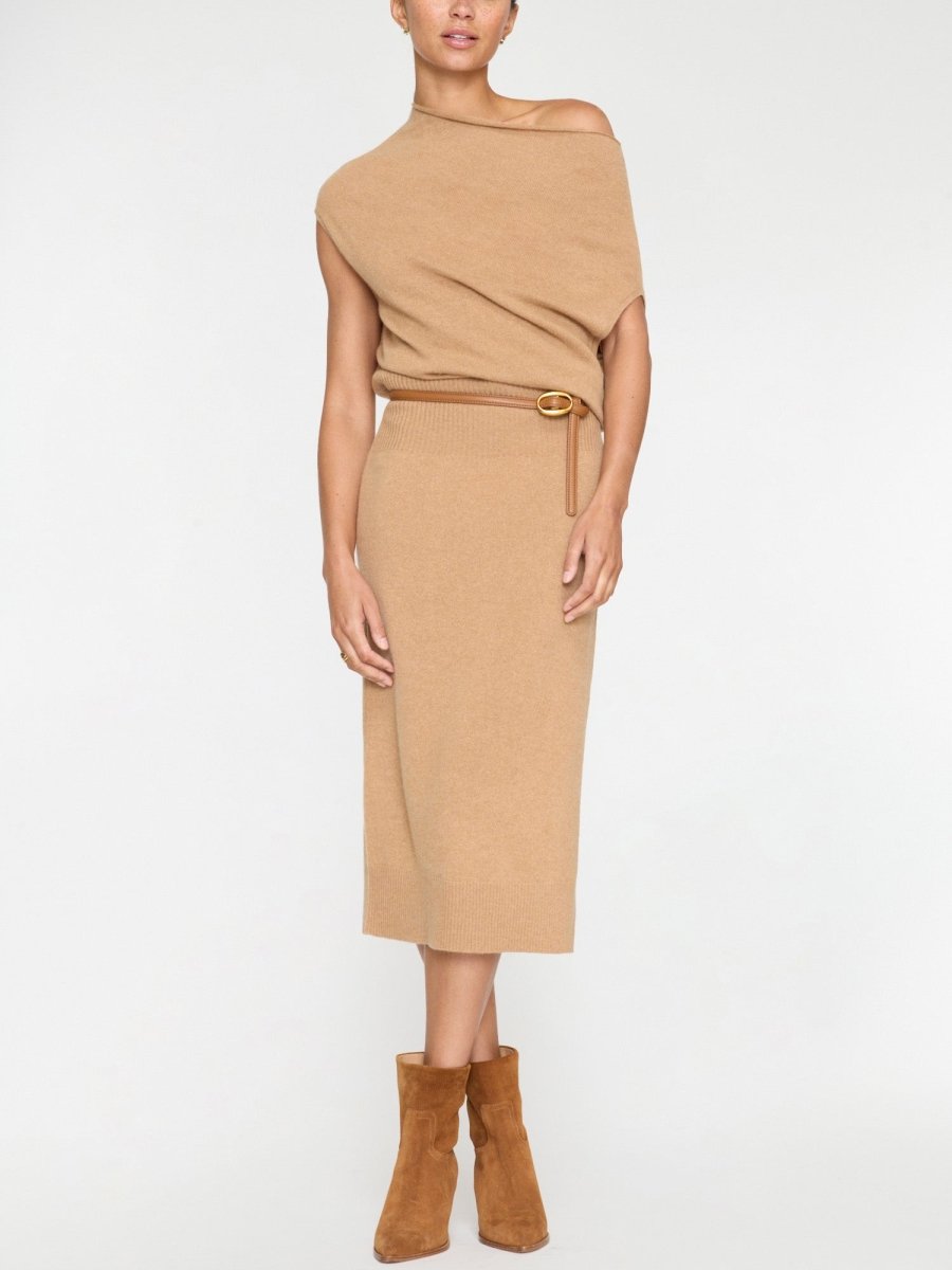 The Lori Sleeveless Cashmere Dress