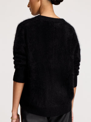 The Brushed Cashmere Bright Crew